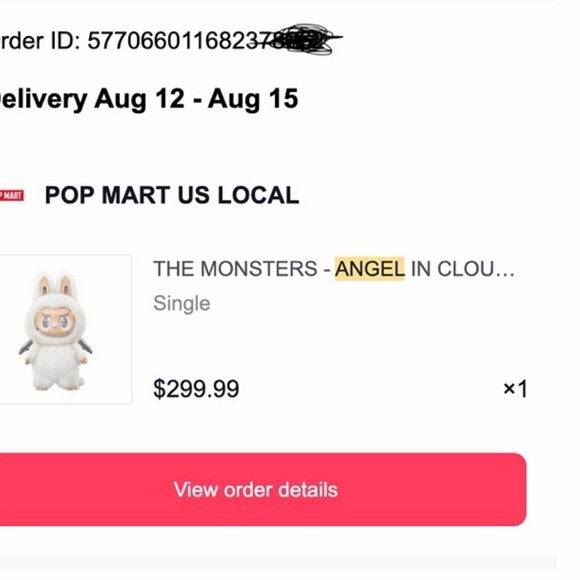 Labubu Angel in Clouds - The Monsters Pop Mart! - Picture 2 of 6